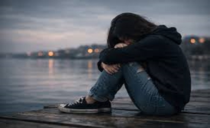 sad dp girl
