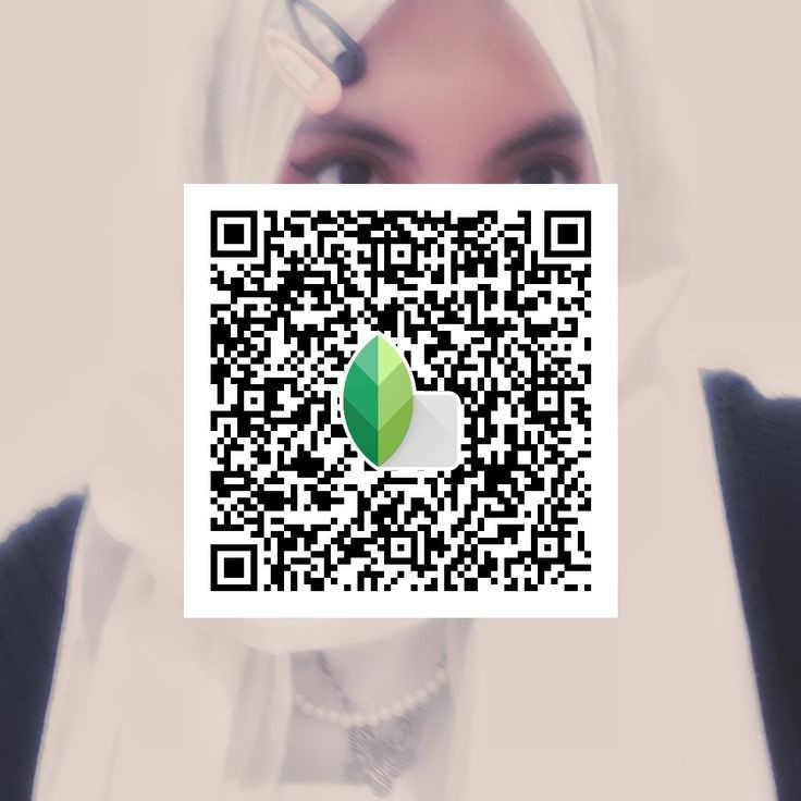 black and white snapseed qr
