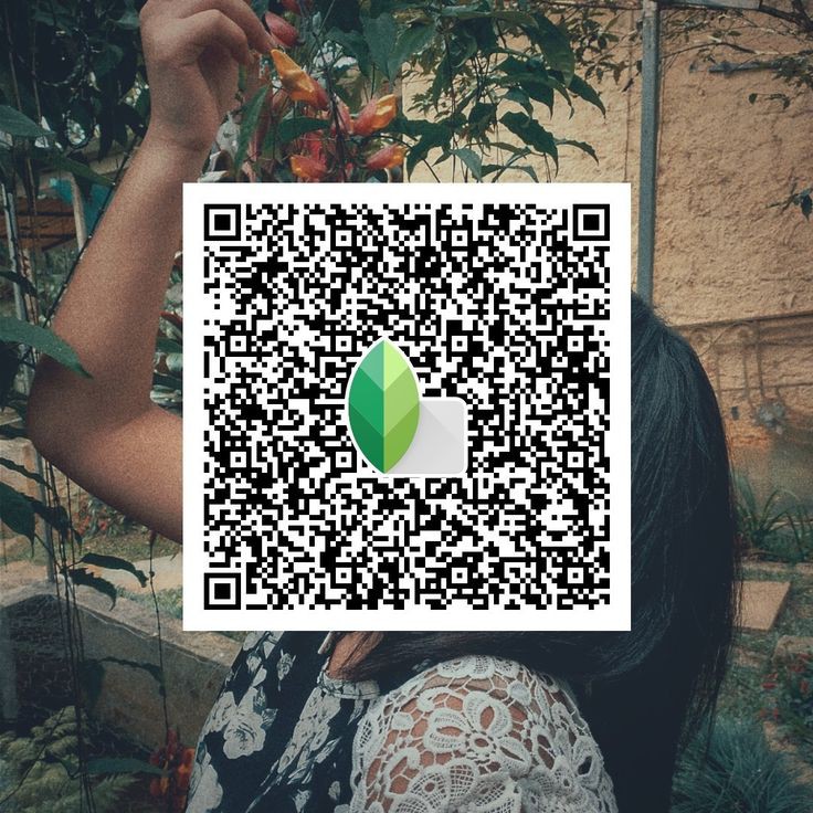 snapseed qr code bike photo editing