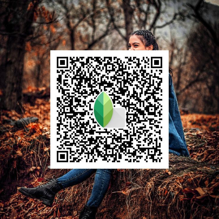 snapseed qr code car