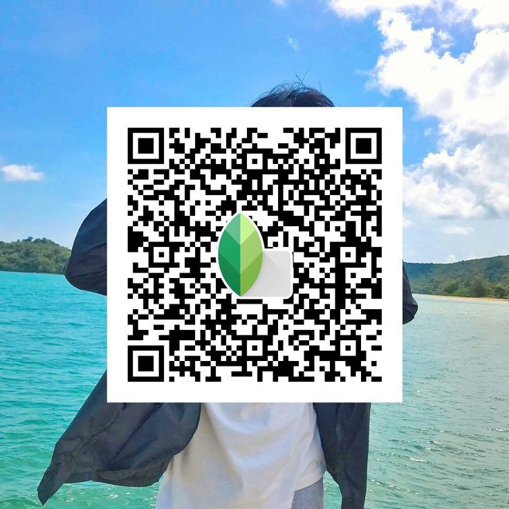 snapseed qr code dark background